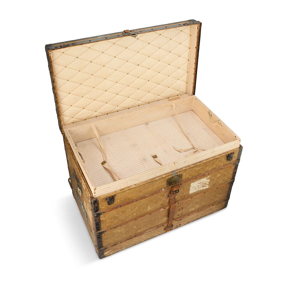 Louis Vuitton: a Monogram High Trunk c.1905 - 6