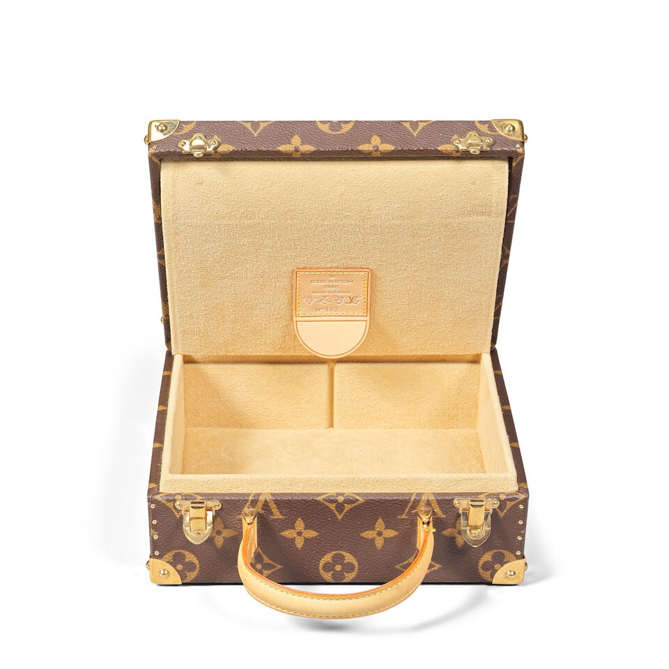 Louis Vuitton x Takashi Murakami: a 'Hand Moca' Monogram Superflat Jewellery Box Limited Edition... - 2