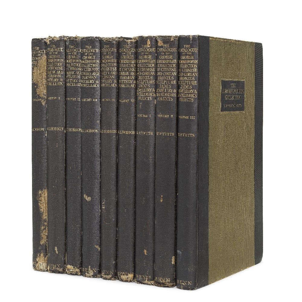 NINE VOLUMES OF CATALOGUES OF THE GEORGE EUMORFOPOULOS COLLECTION 1925-1928 (9) (1 of 1)
