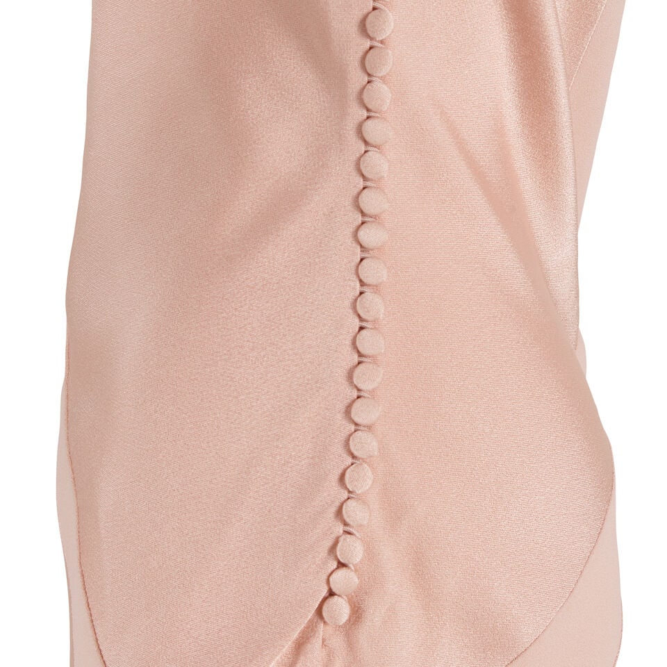 CHRISTIAN DIOR: PINK INSET BIAS CUT GOWN Spring 2005 | John Galliano - 2