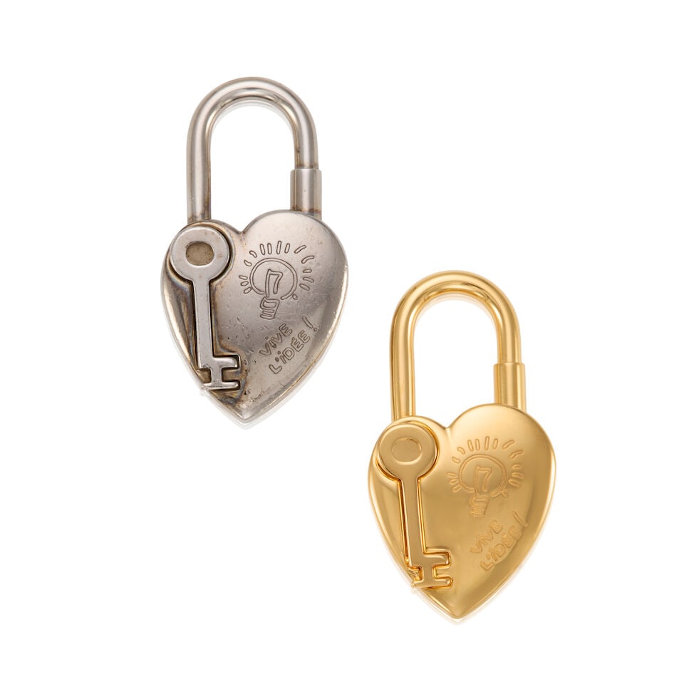 HERMÈS: A SET OF TWO ANNEE DE LA FANTAISIE CADENA LOCK CHARMS 2004 (1 of 1)