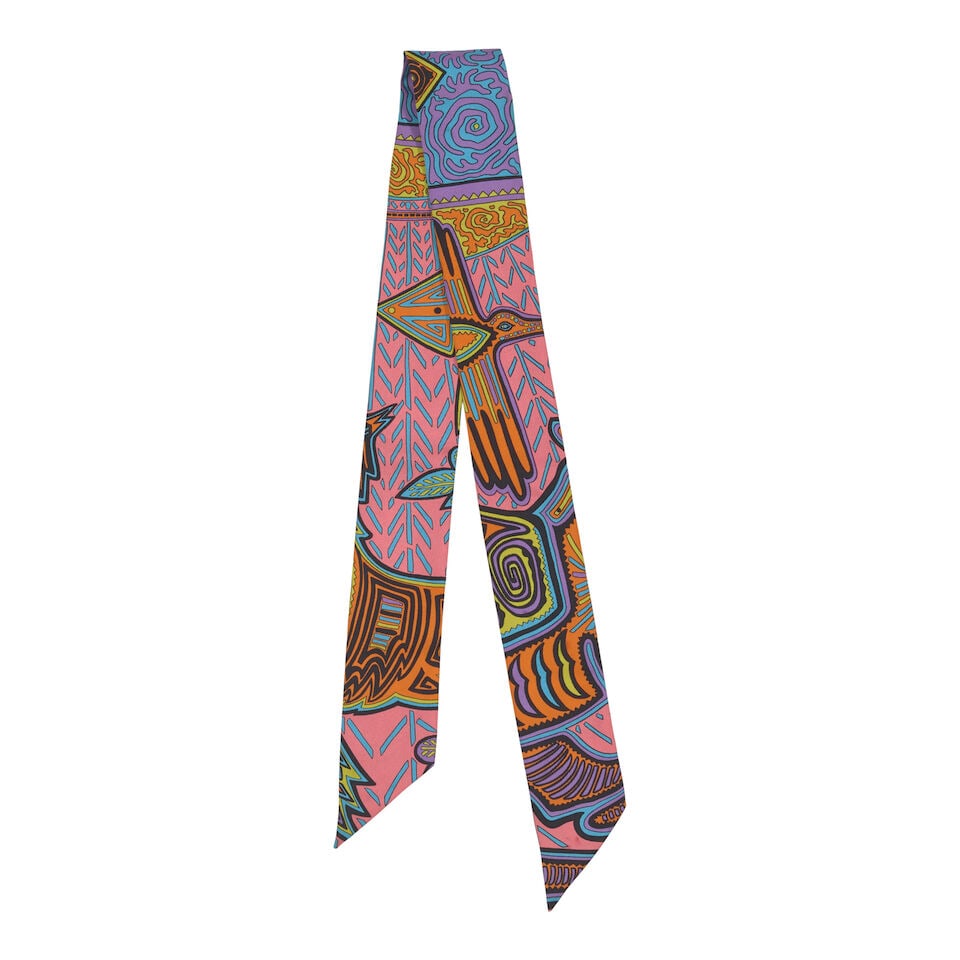HERMÈS: LEGENDE KUNA PEUPLE DE PANAMA SILK TWILLY - 2