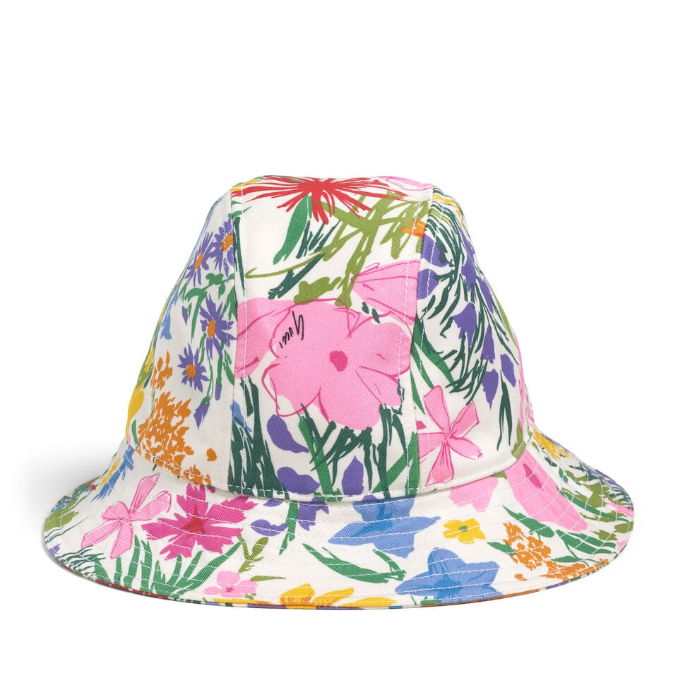 GUCCI X KEN SCOTT: FLORAL PRINT BUCKET HAT 2021 (1 of 2)