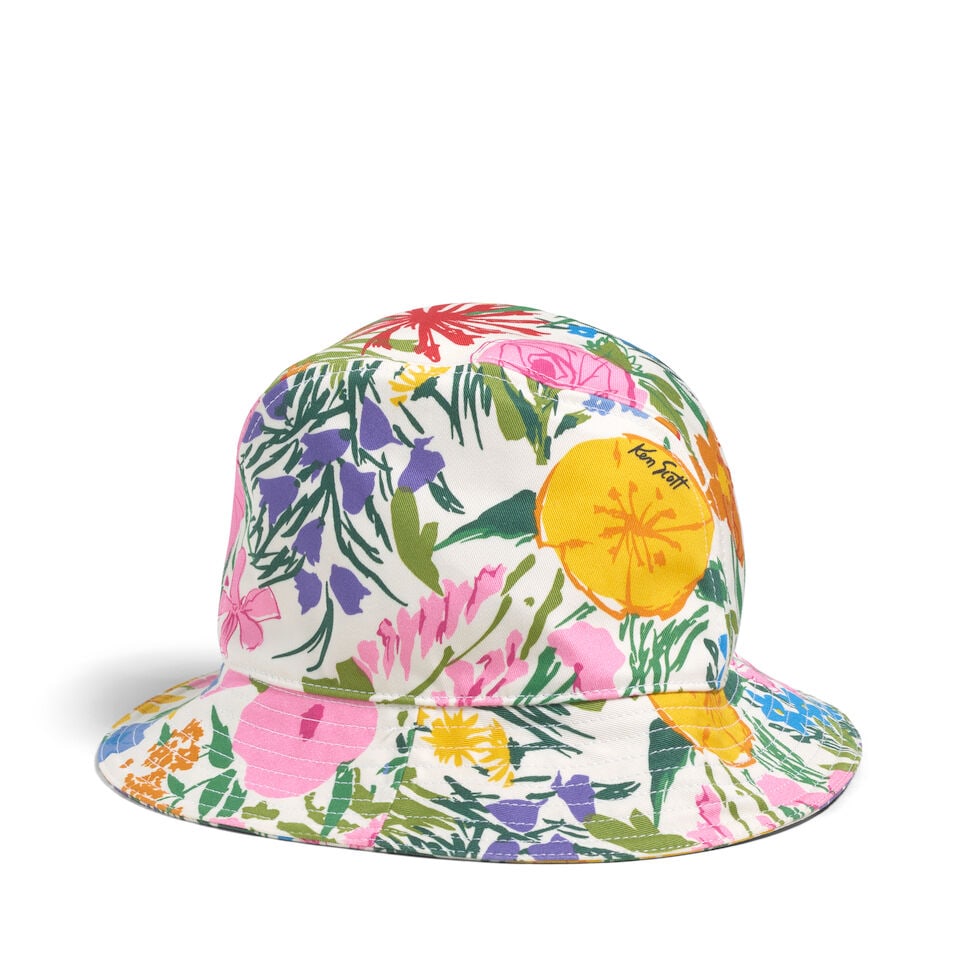 GUCCI X KEN SCOTT: FLORAL PRINT BUCKET HAT 2021 - 2