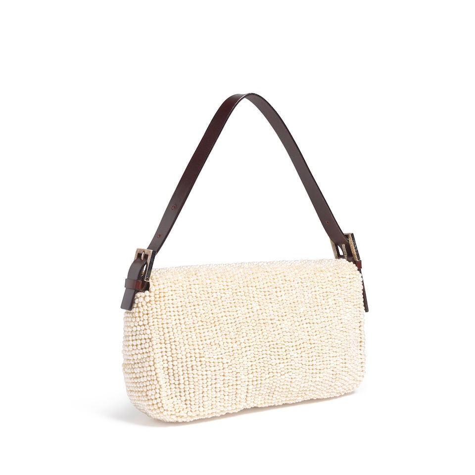 FENDI: PEARL EMBELLISHED BAGUETTE 1999 - 2