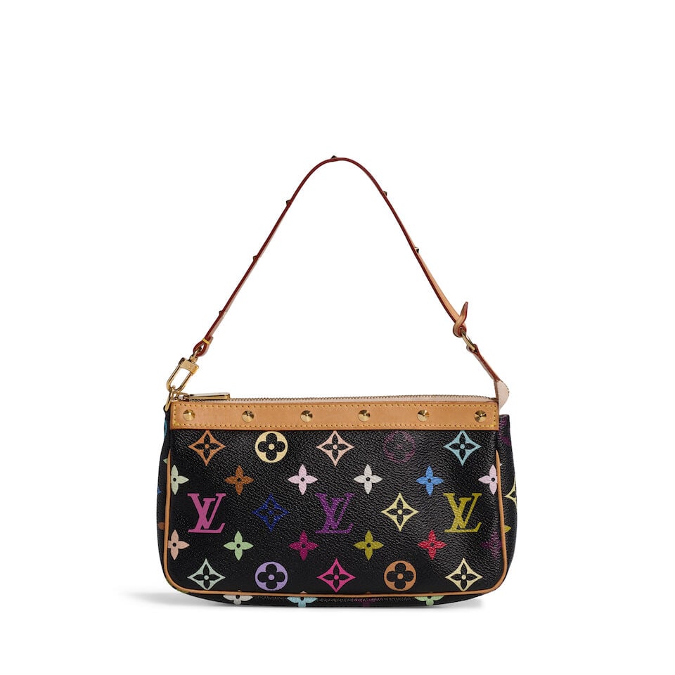 LOUIS VUITTON X TAKASHI MURAKAMI: MONOGRAM POCHETTE ACCESSOIRES 2003 (1 of 2)