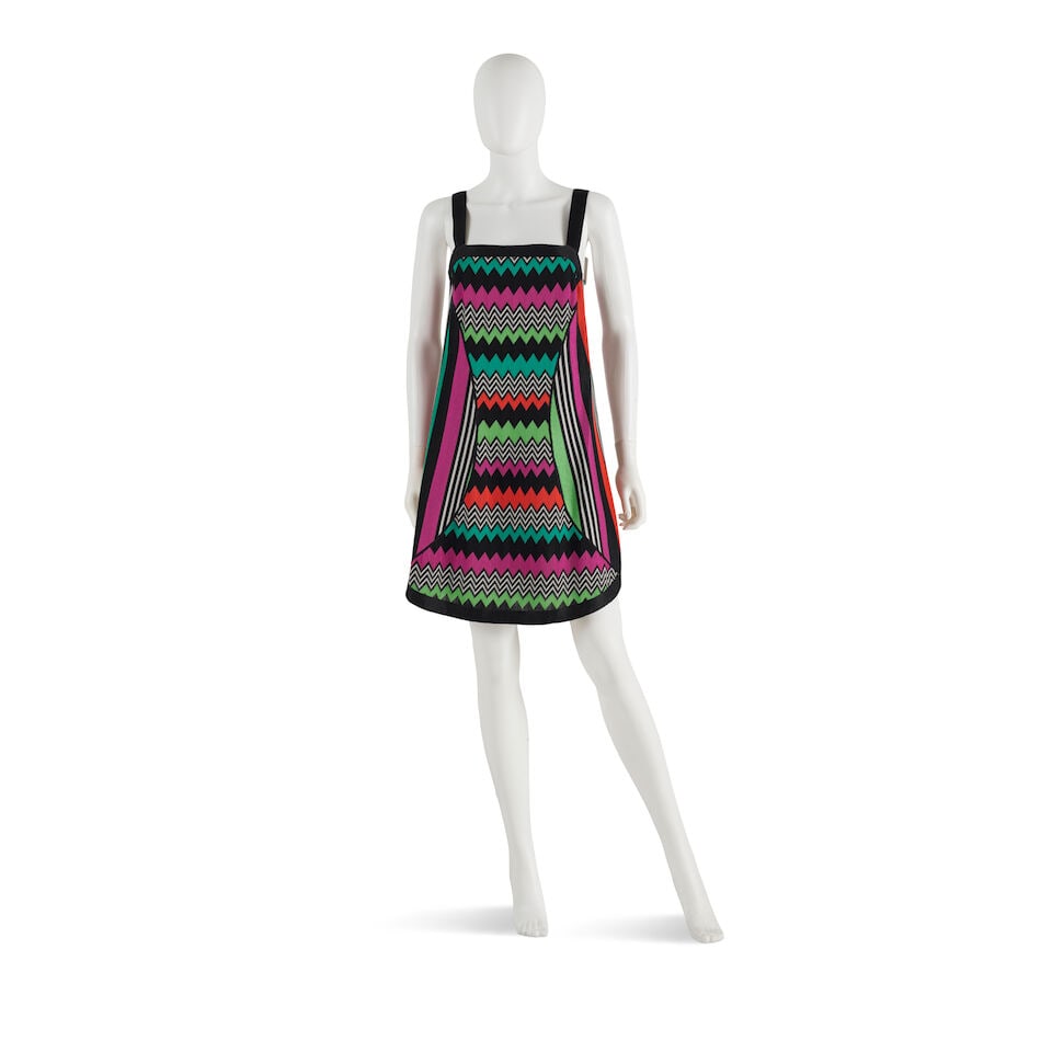 MISSONI: CHEVRON KNIT MINI DRESS (1 of 3)