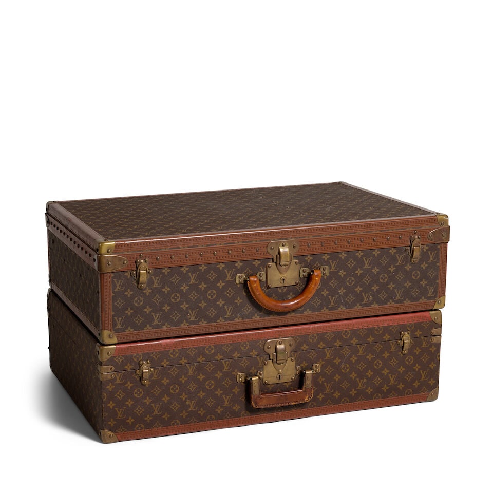 LOUIS VUITTON: A MONOGRAM ALZER 80 AND A MONOGRAM BISTEN 80 (1 of 4)