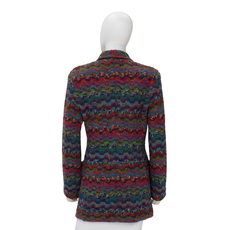 MISSONI: ZIG ZAG KNIT JACKET - 2