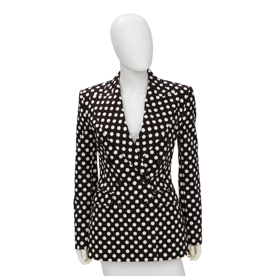 DOLCE AND GABBANA: POLKA DOT EVENING JACKET (1 of 2)