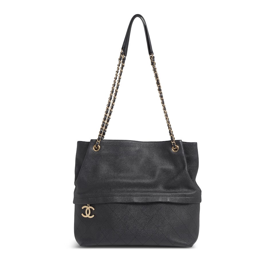 CHANEL: BLACK ZIP AND CARRY TOTE 2017-2018 - 3