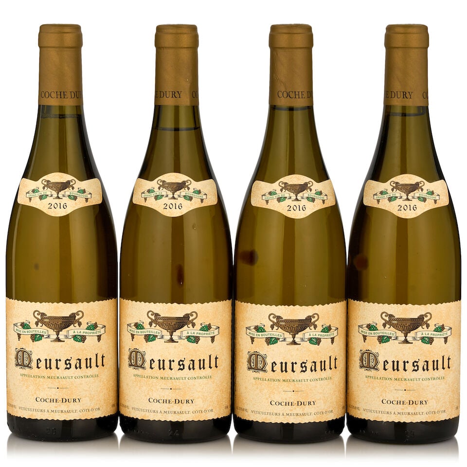 Domaine Coche-Dury, Meursault, 2016 (4 bottles, 750ml): 2200Domaine Coche-Dury, Meursault, 2016 (4 bottles, 750ml) Region: Côte de Beaune Footnotes: Burgundy This lot is subject to the following lot symbols: • • Zero rated for tax, no tax