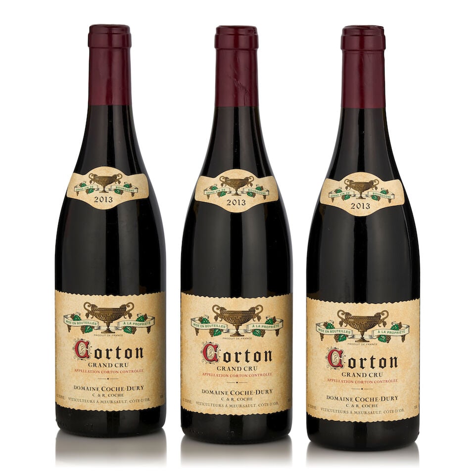 Domaine Coche-Dury, Corton, 2013 (3 bottles, 750ml): Domaine Coche-Dury, Corton, 2013 (3 bottles, 750ml) Region: Côte de Nuits Footnotes: Burgundy This lot is subject to the following lot symbols: • • Zero rated for tax, no tax will be