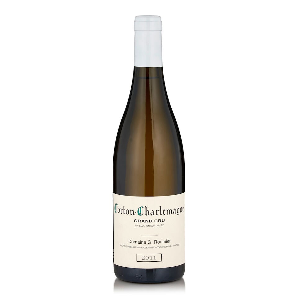 Domaine G. Roumier, Corton-Charlemagne, 2011 (1 bottle, 750ml): Domaine G. Roumier, Corton-Charlemagne, 2011 (1 bottle, 750ml) Region: Côte de Beaune Footnotes: Burgundy This lot is subject to the following lot symbols: • • Zero rated for tax, no