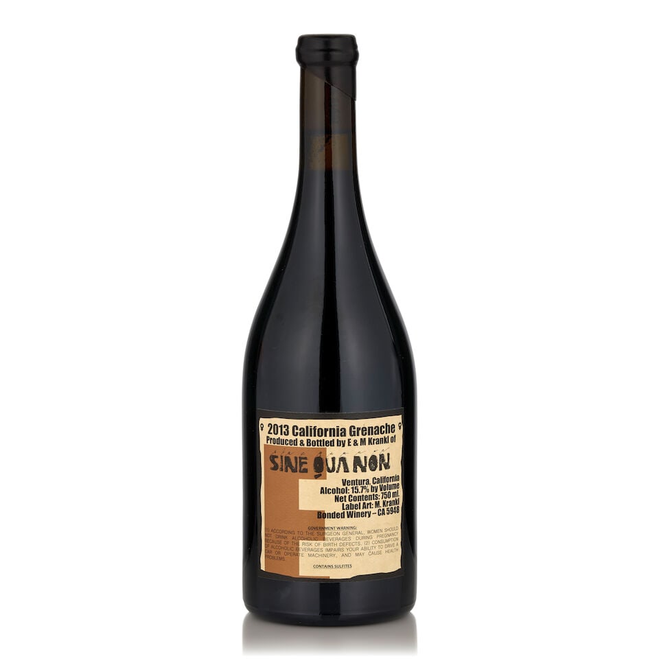 Sine Qua Non, Grenache Female, 2013 (5 bottles, 750ml) - 2