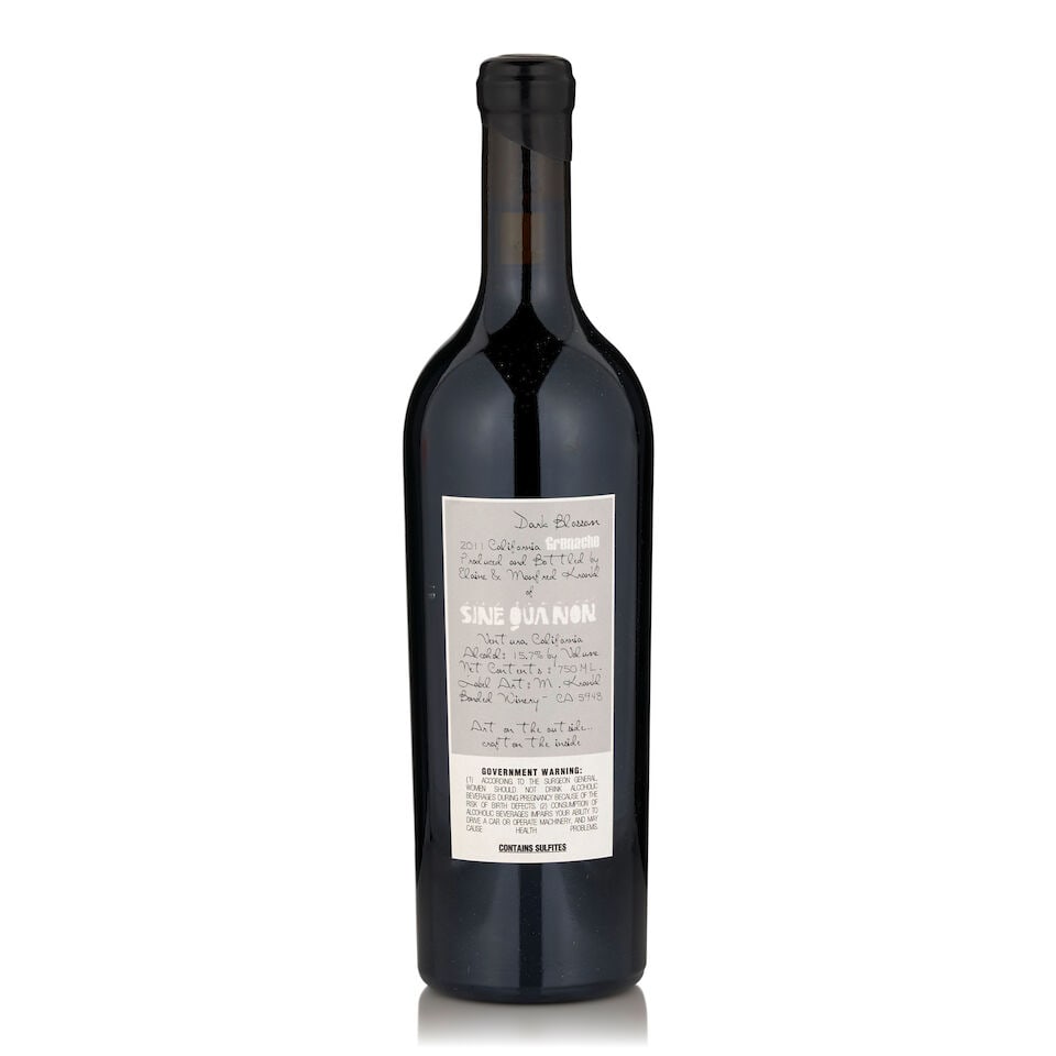 Sine Qua Non, Grenache Dark Blossom, 2011 (1 bottle, 750ml) - 2