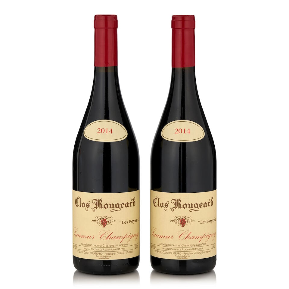 Clos Rougeard Saumur-Champigny, Les Poyeux, 2014 (2 bottles, 750ml): Clos Rougeard Saumur-Champigny, Les Poyeux, 2014 (2 bottles, 750ml) Region: Loire This lot is subject to the following lot symbols: • • Zero rated for tax, no tax will be added to the