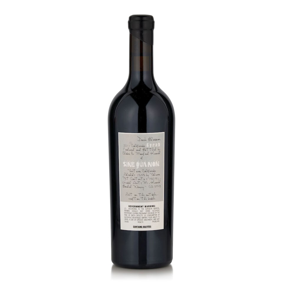Sine Qua Non, Syrah Dark Blossom, 2011 (3 bottles, 750ml) - 2