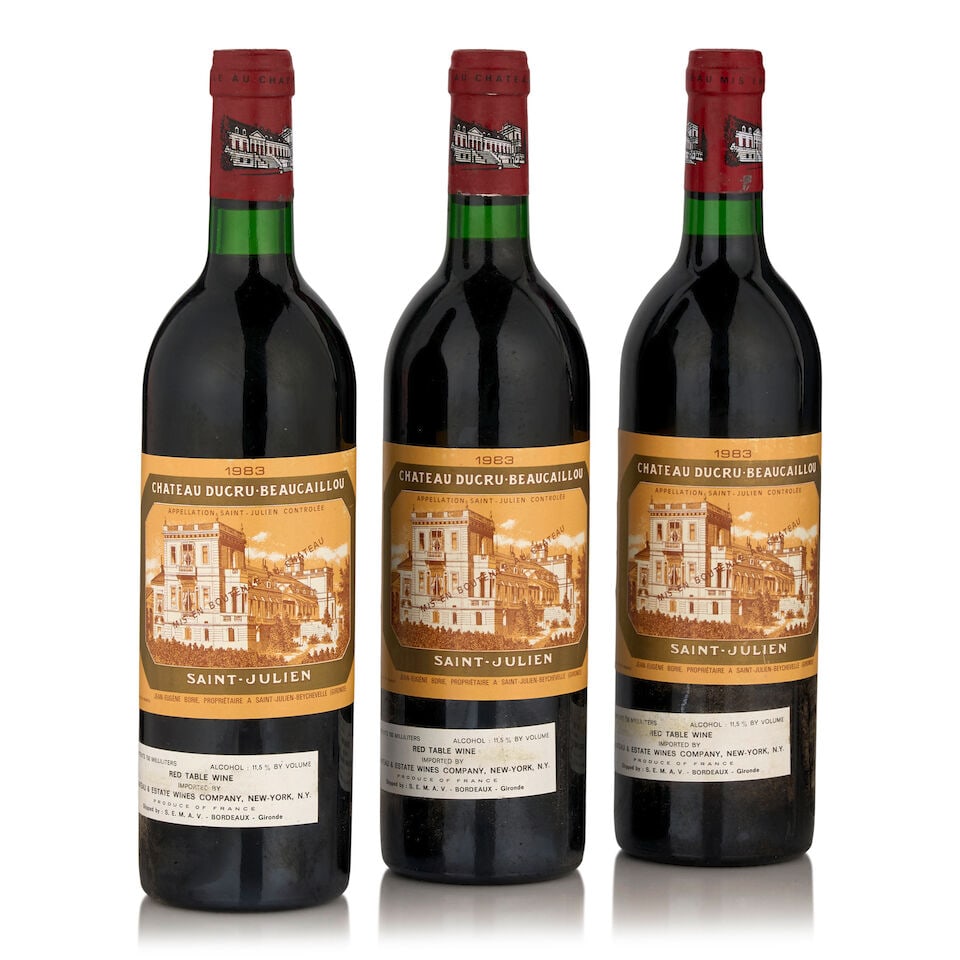 Château Ducru-Beaucaillou, 1983 (3 bottles, 750ml) (1 of 1)