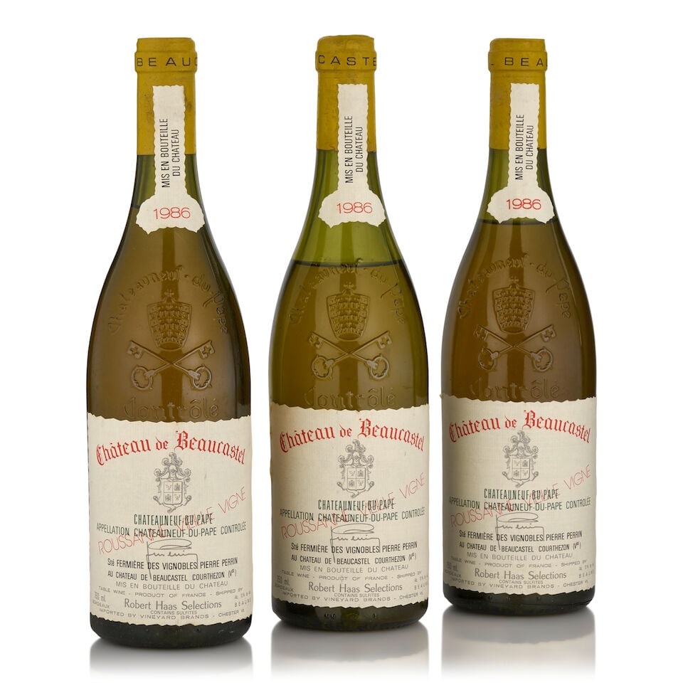 Château de Beaucastel, Chateauneuf-du-Pape Vieilles Vignes, 1986 (3 bottles, 750ml) (1 of 1)
