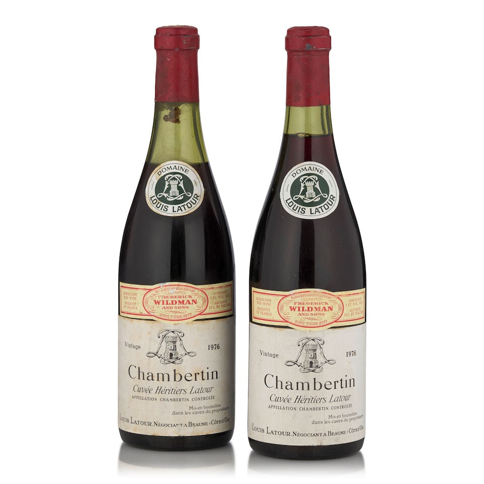 Louis Latour, Chambertin Heritiers Latour, 1976 (2 bottles, 750ml) (1 of 1)