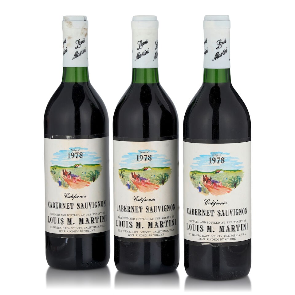 Louis M. Martini, Cabernet Sauvignon, 1978 (3 bottles, 750ml) (1 of 1)