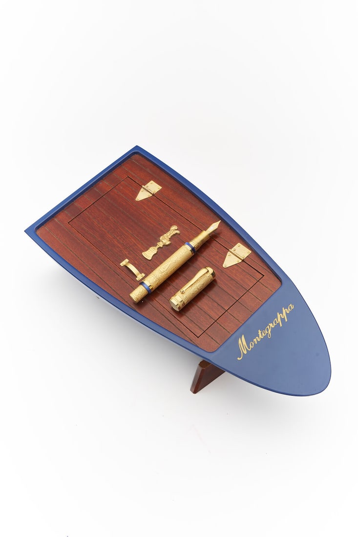Montegrappa | America's Cup 2002 Auckland New Zealand Limited Edition 152 gold fountain pen (1 of 2)
