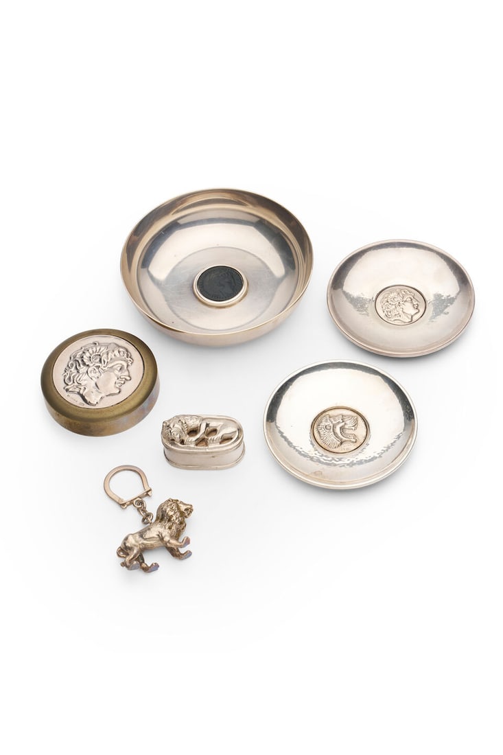 Ilias Lalalounis and others | sterling silver ornaments and bowls (6) (1 of 1)