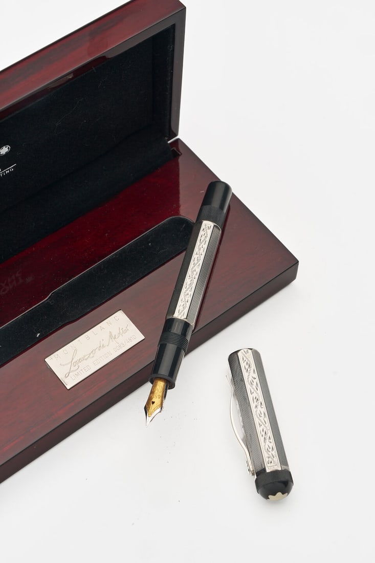 Montblanc | 'Lorenzo de Medici' limited edition 'Patron of Art' sterling silver fountain pen (1 of 1)