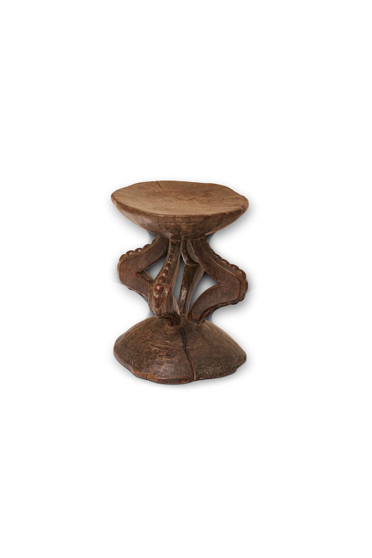A stool, Middle Sepik Region Papua New Guinea, height: 42.0cm (1 of 1)