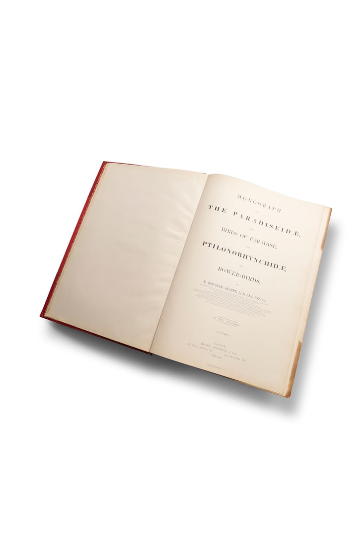SHARPE, RICHARD BOWDLER (1847-1909) Monograph of the Paradiseidae, or Birds of Paradise, and Pti... - 2