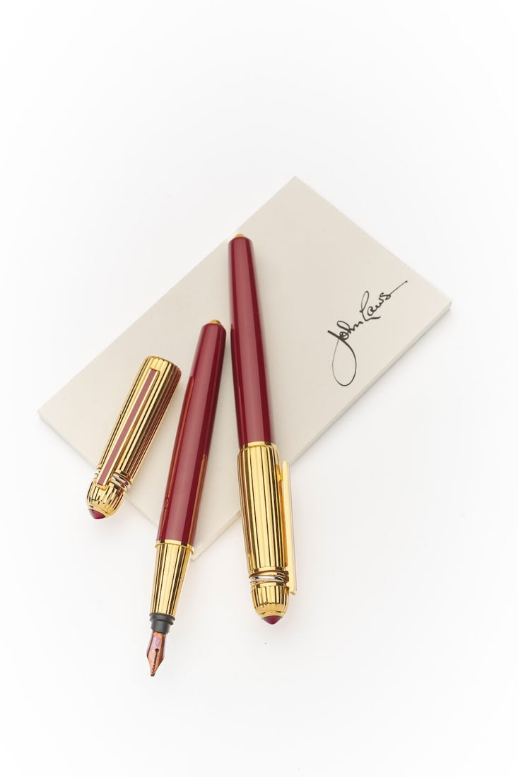 Cartier | Two pasha de cartier writing instruments (1 of 1)