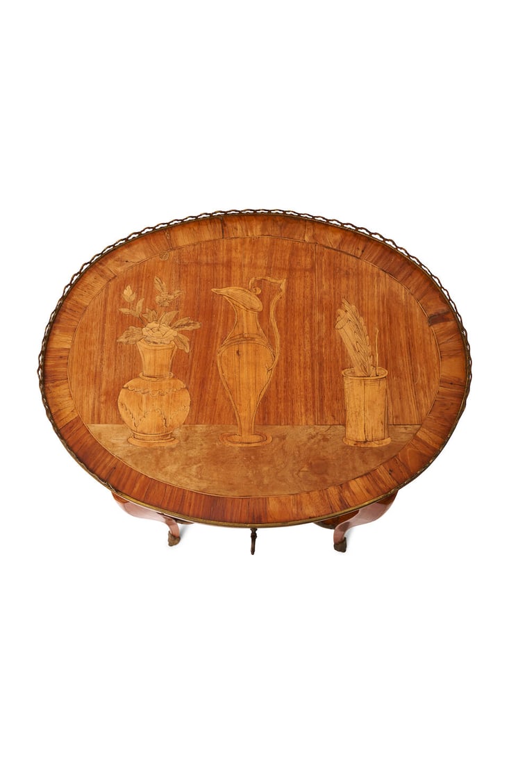 A petite Louis XVI occasional table, French, 18th century, - 2