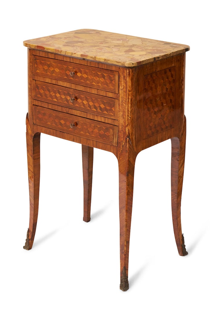 A Louis XV / Louis XVI occasional table, French, late 18th century, - 2