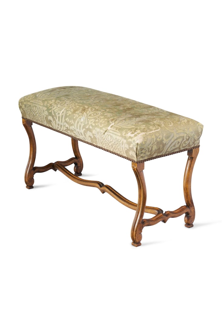 A pair of Louis XV style window seats, contemporary production, (2) - 3