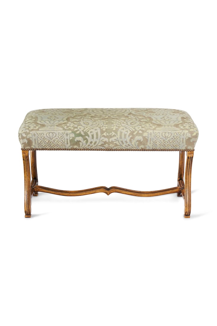 A pair of Louis XV style window seats, contemporary production, (2) - 5