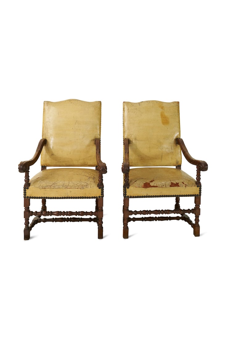 A pair of Louis XIV style fauteuil, French, 18th century - 2