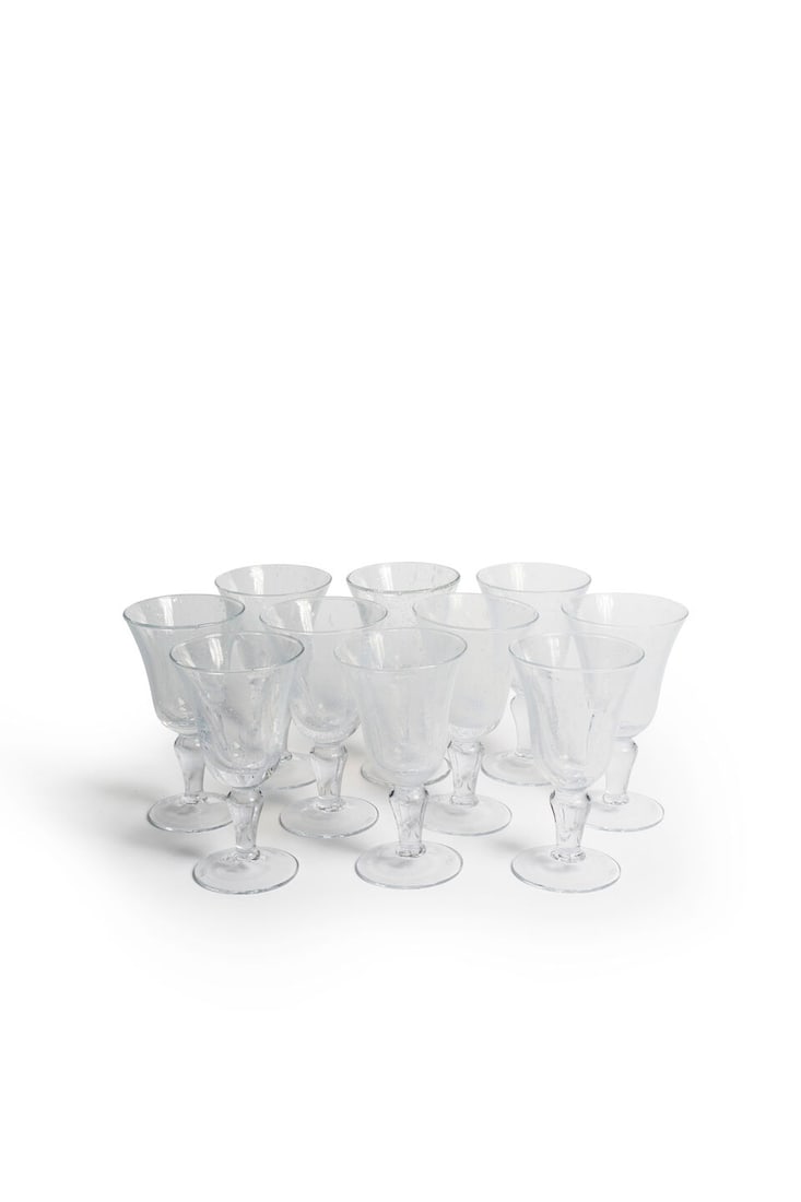 An extensive set of la Verrerie de Biot stemware French, second half 20th century - 4