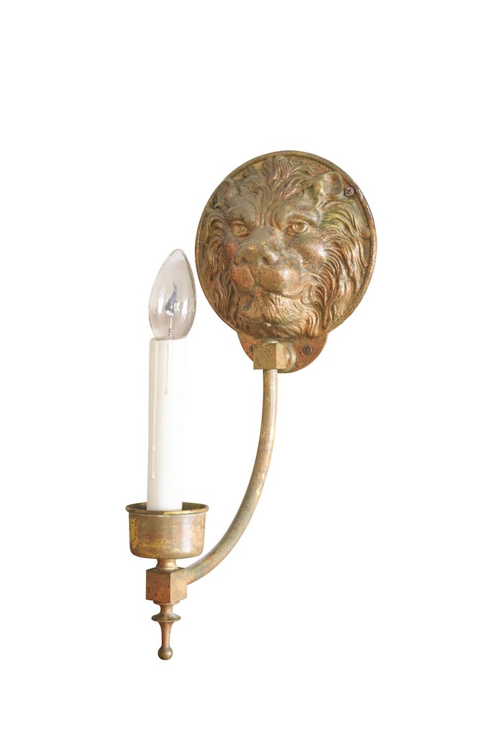 A pair of Empire-style bronze wall sconces French, 20th century (2) - 2