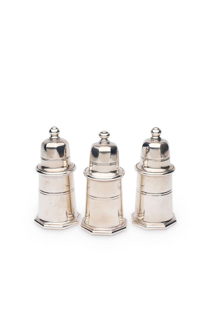 Christofle | 'Villars' pepper mills marked CHRISTOFLE FRANCE, 20th century (3) (1 of 1)