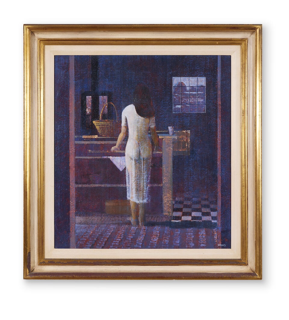 Lawrence Daws (1927-2025) The Figure: Lawrence Daws (1927-2025) The Figure signed lower right: 'DAWS' oil on canvas 59.0 x 54.0cm (23 1/4 x 21 1/4in). Footnotes: Provenance Probably Robin Gibson Galleries, Sydney The Collection of John