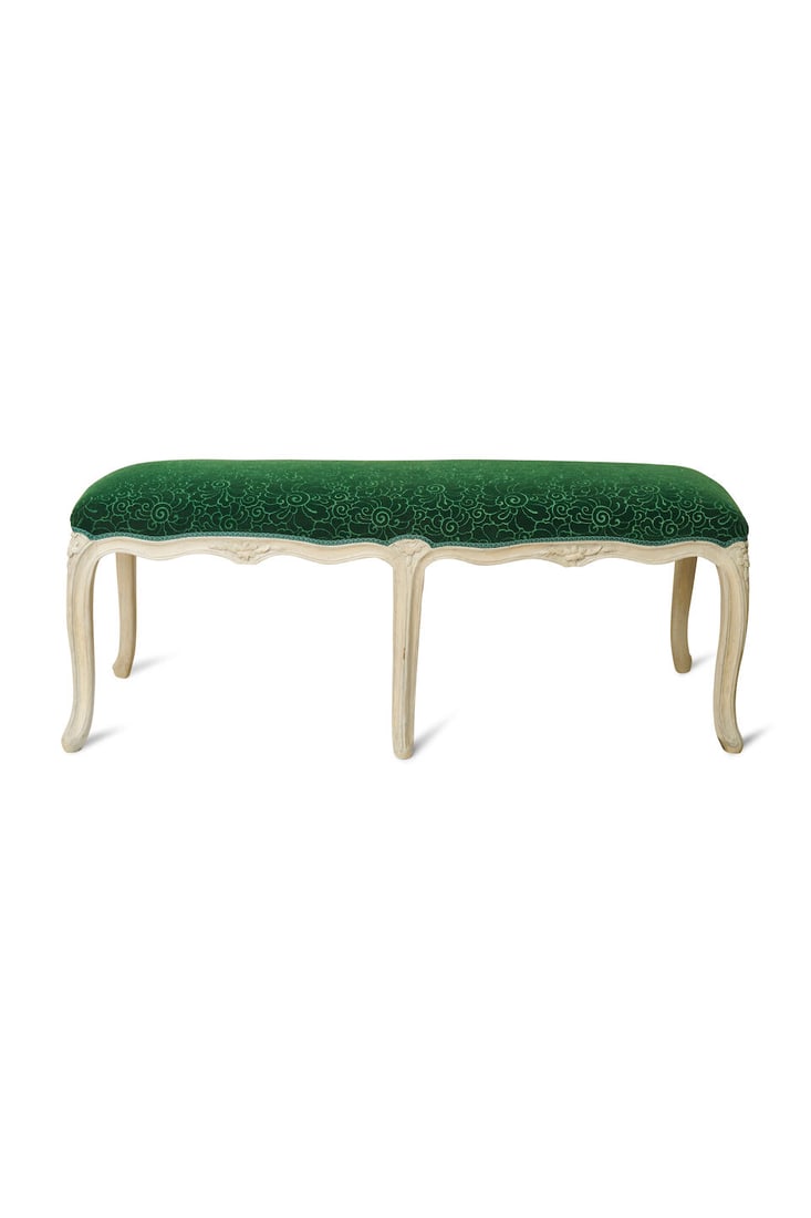 A Louis XV style Banquette de Salon French, likely 18th century, (1 of 2)