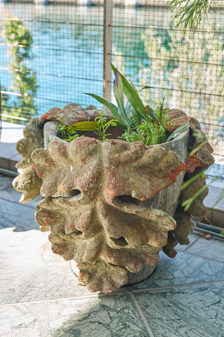 Four terracotta 'Acanthus' planters, French, (4) - 3