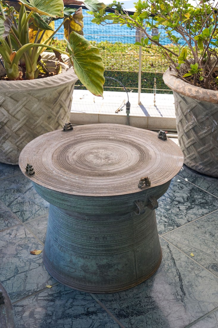 A bronze rain drum, Thai or Vietnam (1 of 1)