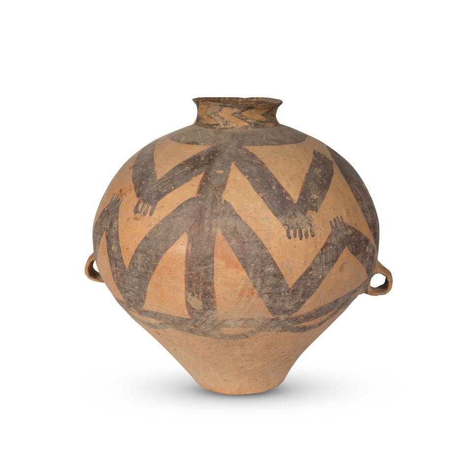 COLLECTION DE CINQ POTICHES NÉOLITHIQUES EN TERRE CUITE PEINTE Période néolithiqu... - 15