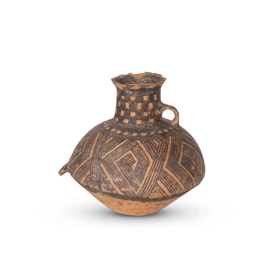 COLLECTION DE CINQ POTICHES NÉOLITHIQUES EN TERRE CUITE PEINTE Période néolithiqu... - 3