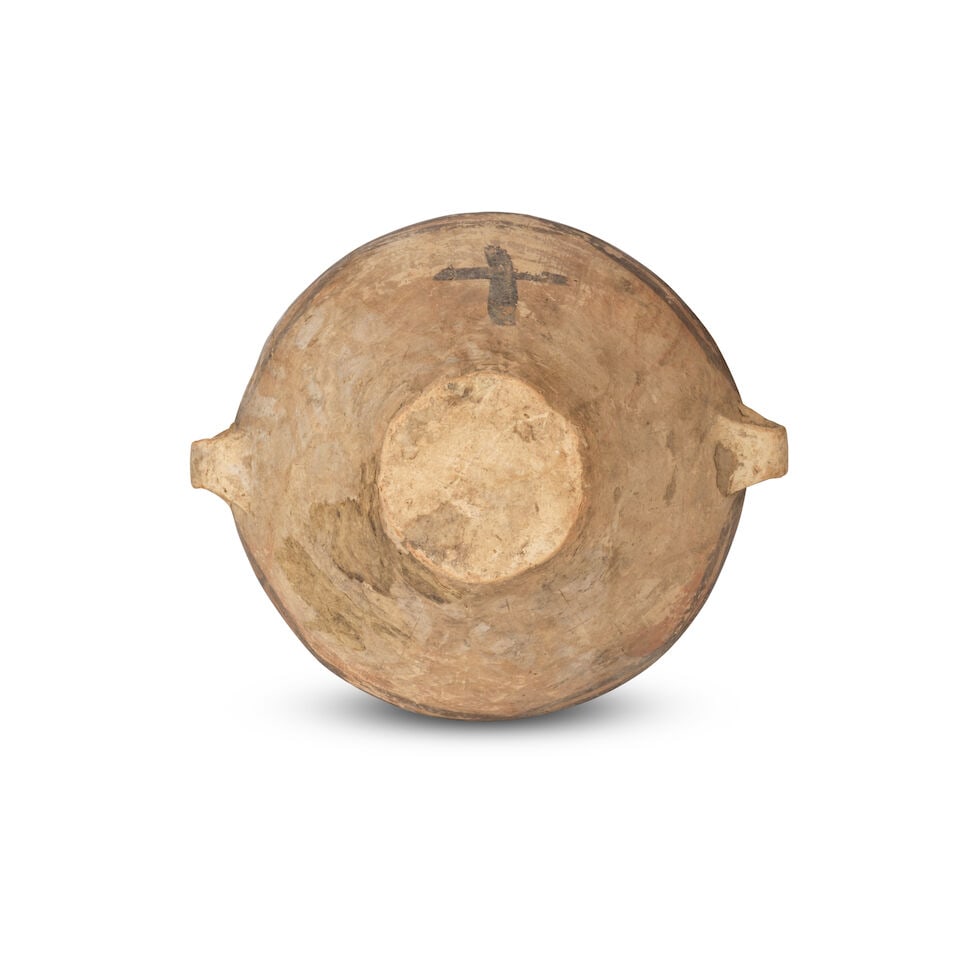 COLLECTION DE CINQ POTICHES NÉOLITHIQUES EN TERRE CUITE PEINTE Période néolithiqu... - 5