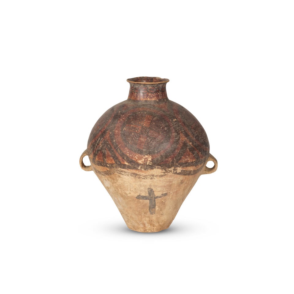 COLLECTION DE CINQ POTICHES NÉOLITHIQUES EN TERRE CUITE PEINTE Période néolithiqu... - 6