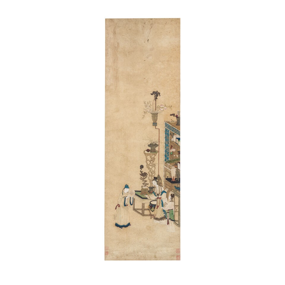 ATTRIBUÉ À LENG MEI Fin de la Dynastie Qing (1644-1911) (1 of 3)