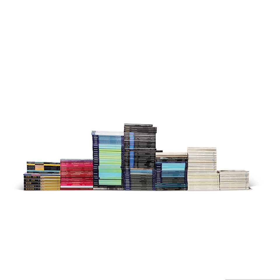 IMPORTANTE COLLECTION DE 195 CATALOGUES DE VENTE ET CINQ OUVRAGES DE RÉFÉRENCE SUR LES... (1 of 1)